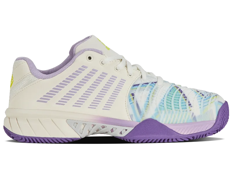 98900-182-M | EXPRESS LIGHT 3 PADEL | SNOW WHITE/PURPLE HEART/EVENING PRIMROSE