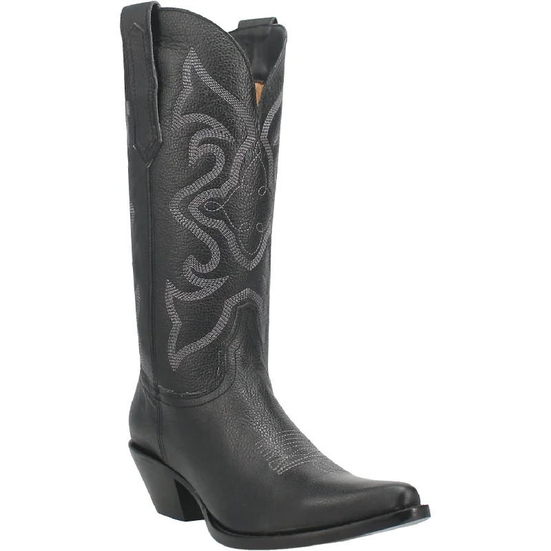 Dingo Womens Out West Black Suede Cowboy Boots