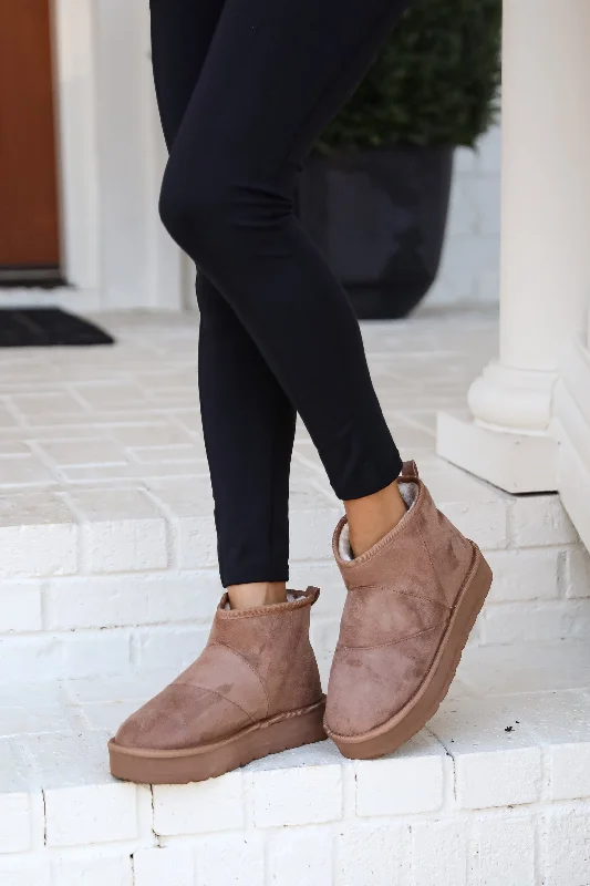 Mountain Weekend Mini Platform Booties - DOORBUSTER