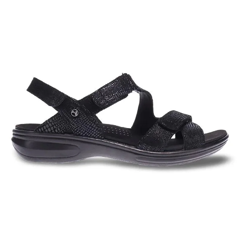 Revere Women's Zanzibar Black Lizard