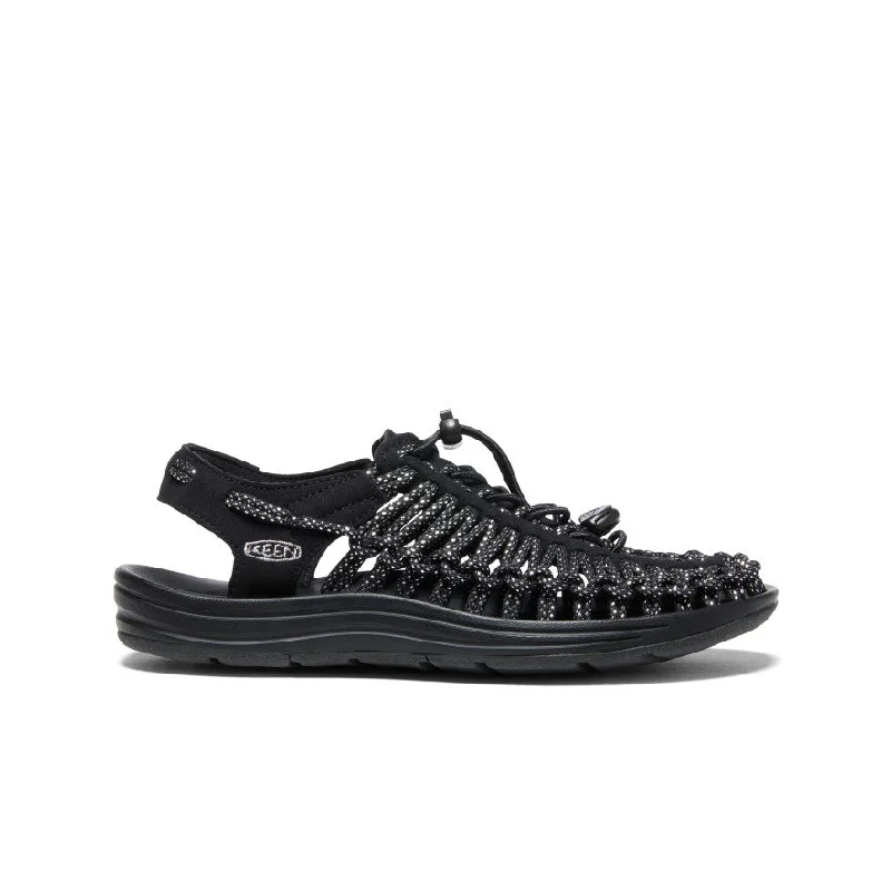 Women's UNEEK Sneaker  |  Black/Silver