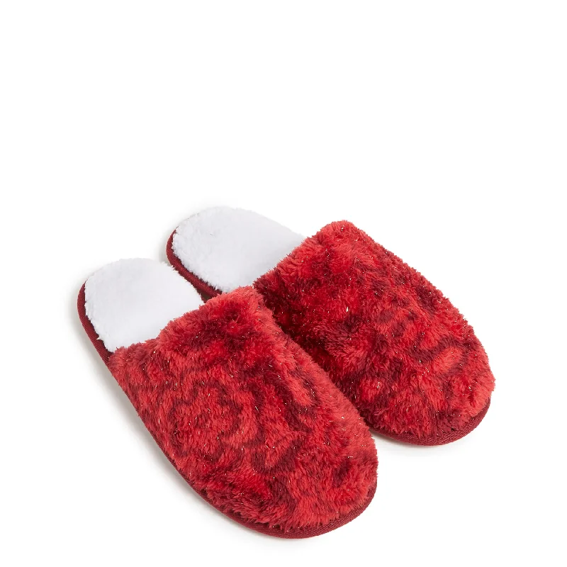 Outlet Fleece Shimmer Fleece Slippers