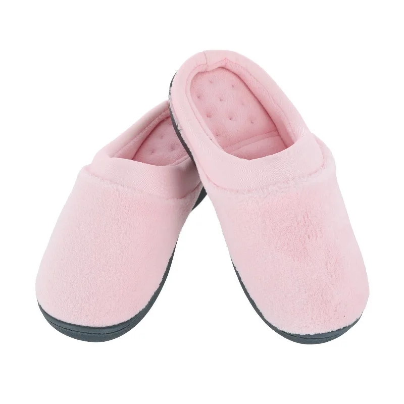 Women's Microterry Pillowstep Satin Clog Slipper