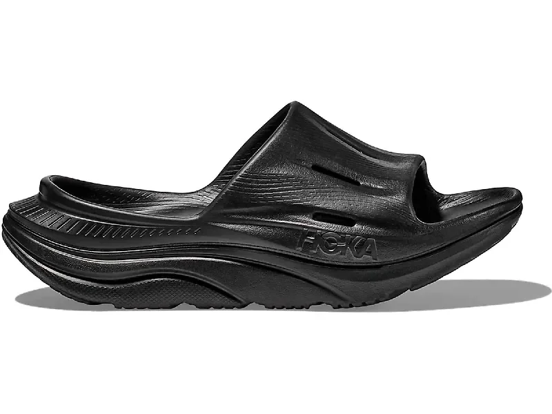 Women's Ora Recovery Slide 3 In Black/black