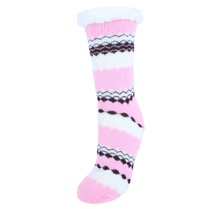 Women's Plush Sherpa Winter Fleece Lining Slipper Socks