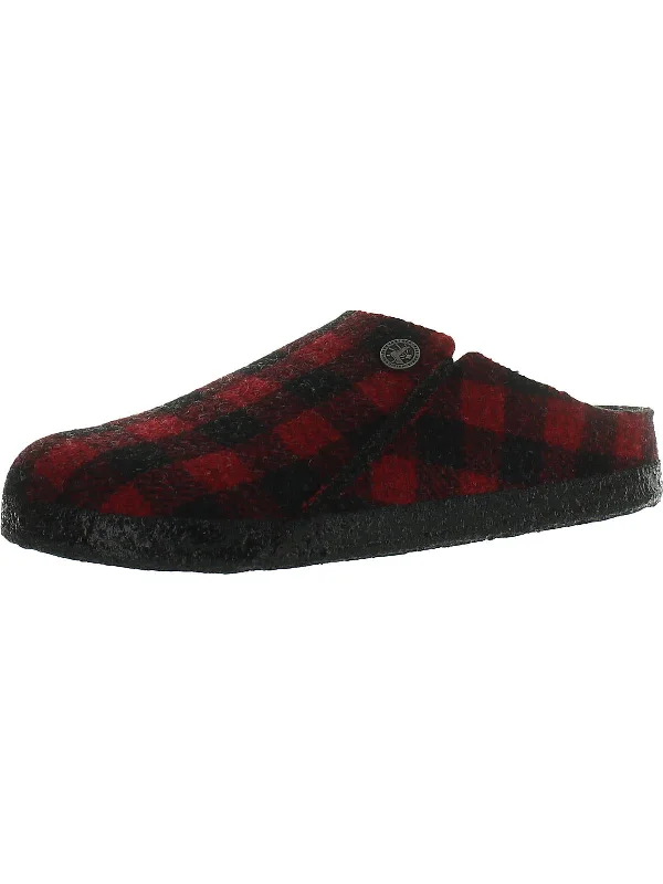 Zermatt Rivet Womens Plaid Clog Slide Slippers