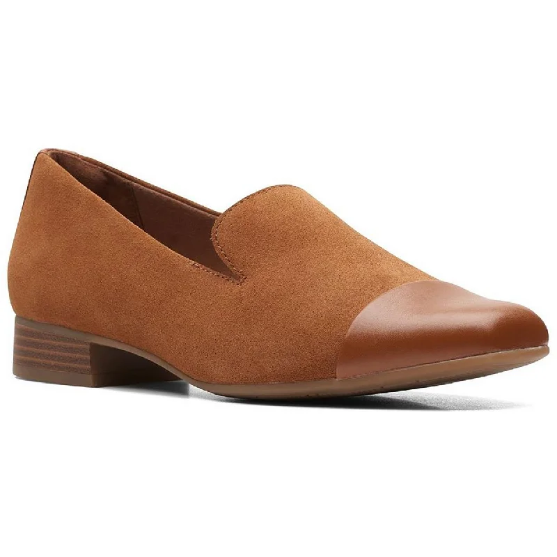 Clarks Womens Tilmont Step Suede Slip On Loafers