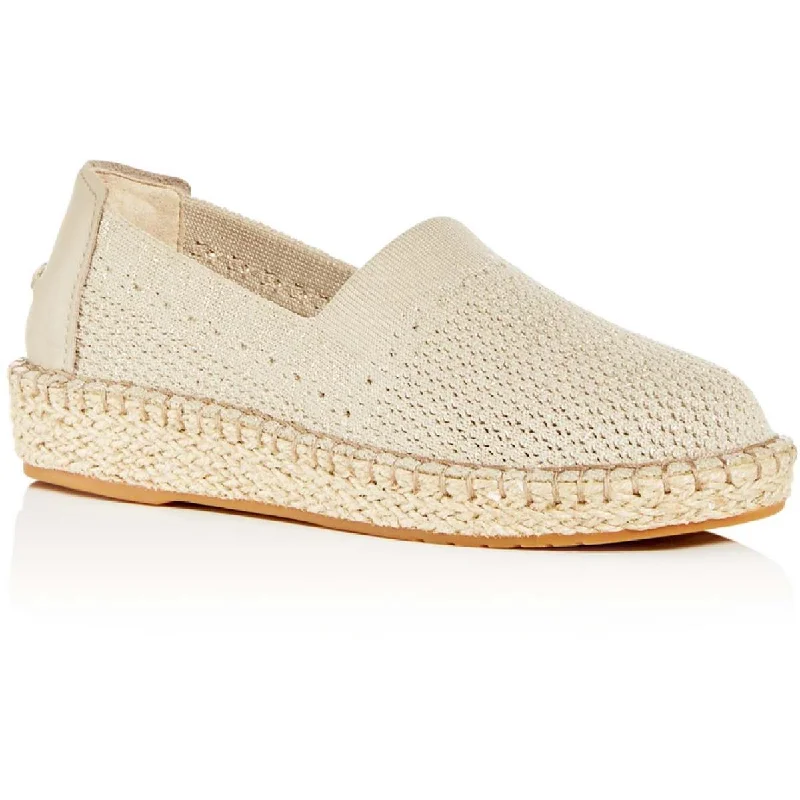 Cole Haan Womens Cloudfeel Knit Metallic Espadrilles