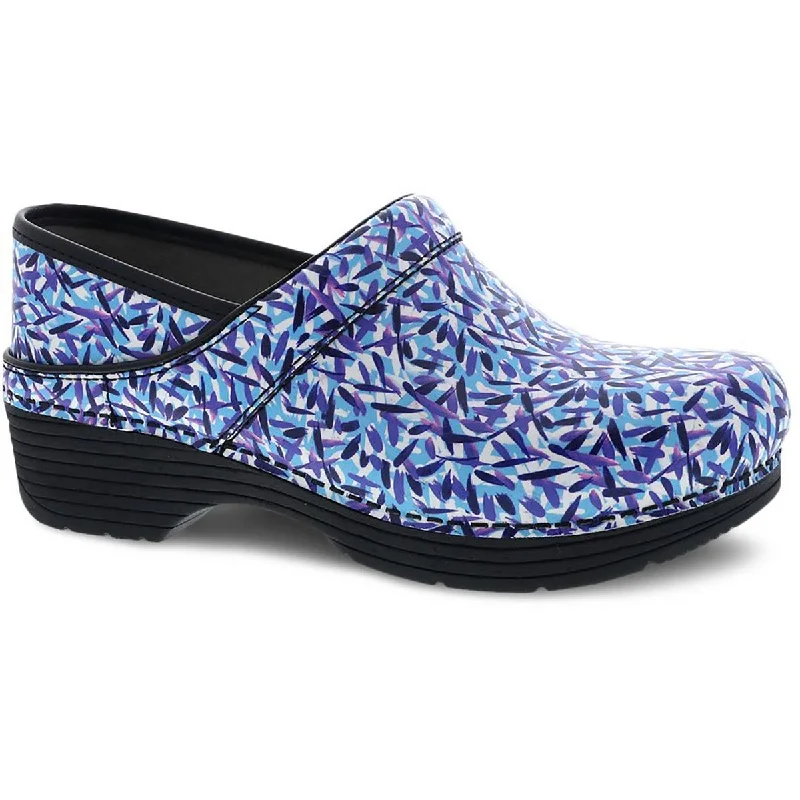 Dansko Womens LT Pro Leather Slip-On Clogs