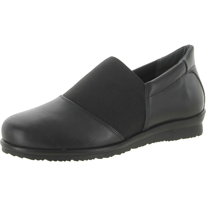 David Tate Womens Dynasty Leather Slip-On Loafers