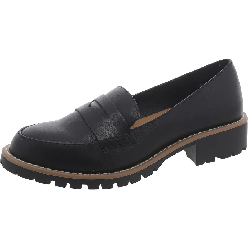 Dolce Vita Womens CARLEY Faux Leather Slip On Loafers