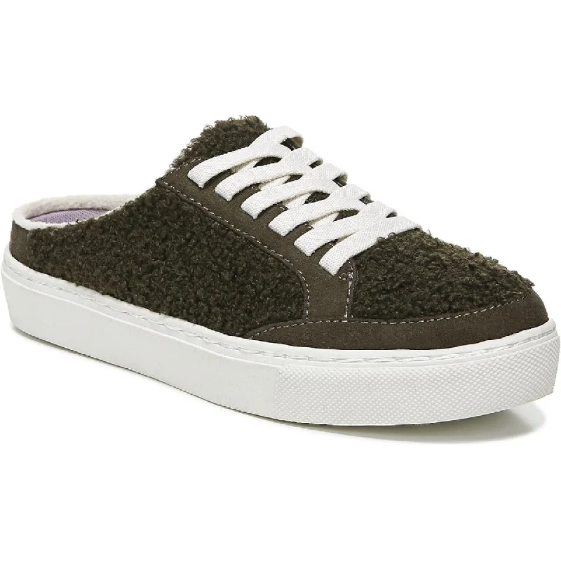 Dr. Scholl's NBD Women's Faux Shearling or Wool Slip On Sneaker Mules