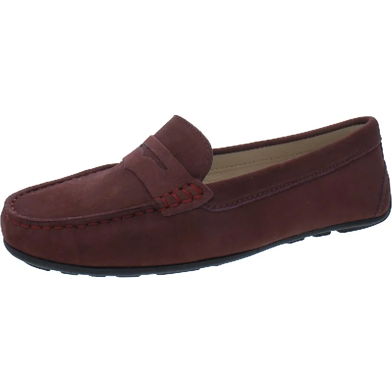 Driver Club USA Womens Naples 2 Leather Slip-On Moccasins